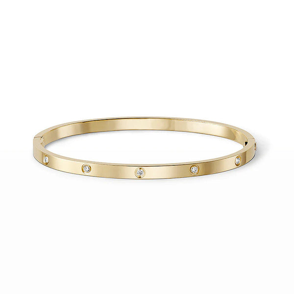 [⭐JeweliWhal]LOVE BRACELET 3.65MM 10 DIAMONDS