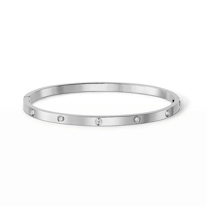[⭐JeweliWhal]LOVE BRACELET 3.65MM 10 DIAMONDS