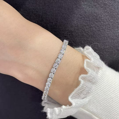 [LUXORA jewelrys]TENNIS BRACELET WITH FULL DIAMOND SETTING