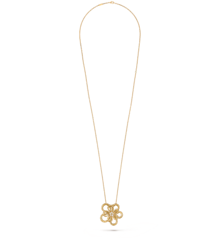 [LUXORA]Flowerlace Brooch Pendant