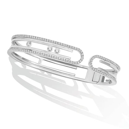 [LUXORA]MOVE 10TH PAVED DIAMOND BRACELET