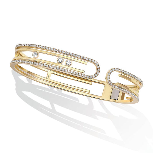 [LUXORA]MOVE 10TH PAVED DIAMOND BRACELET