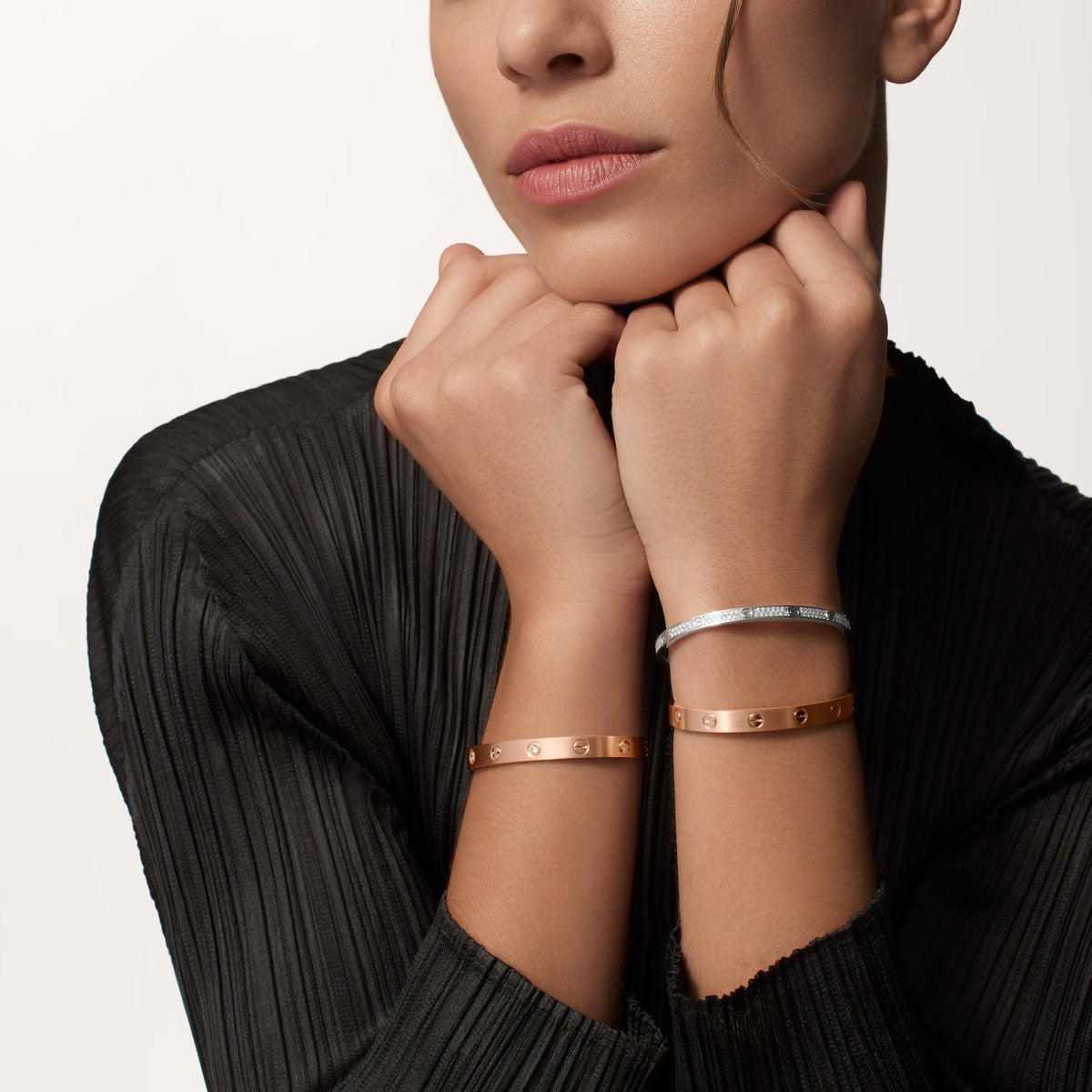 [⭐JeweliWhal]LOVE BRACELET 6.1MM BRUSHED