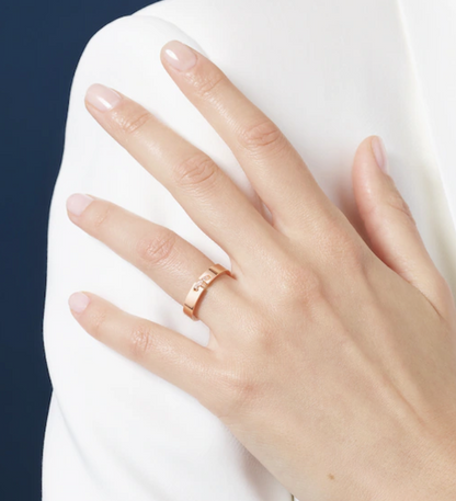 [LUXORA]ALLIANCE LIENS VIDENCE DIAMOND 4MM RING