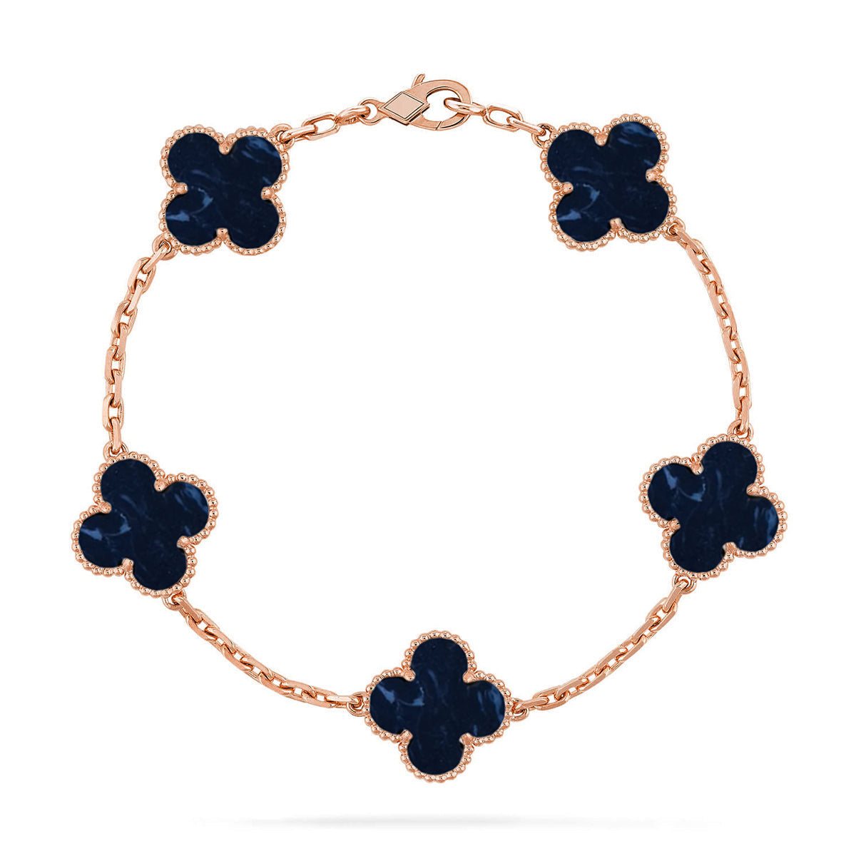 [LUXORA]CLOVER 5 MOTIF PIETERSITE BRACELET COLLECTION