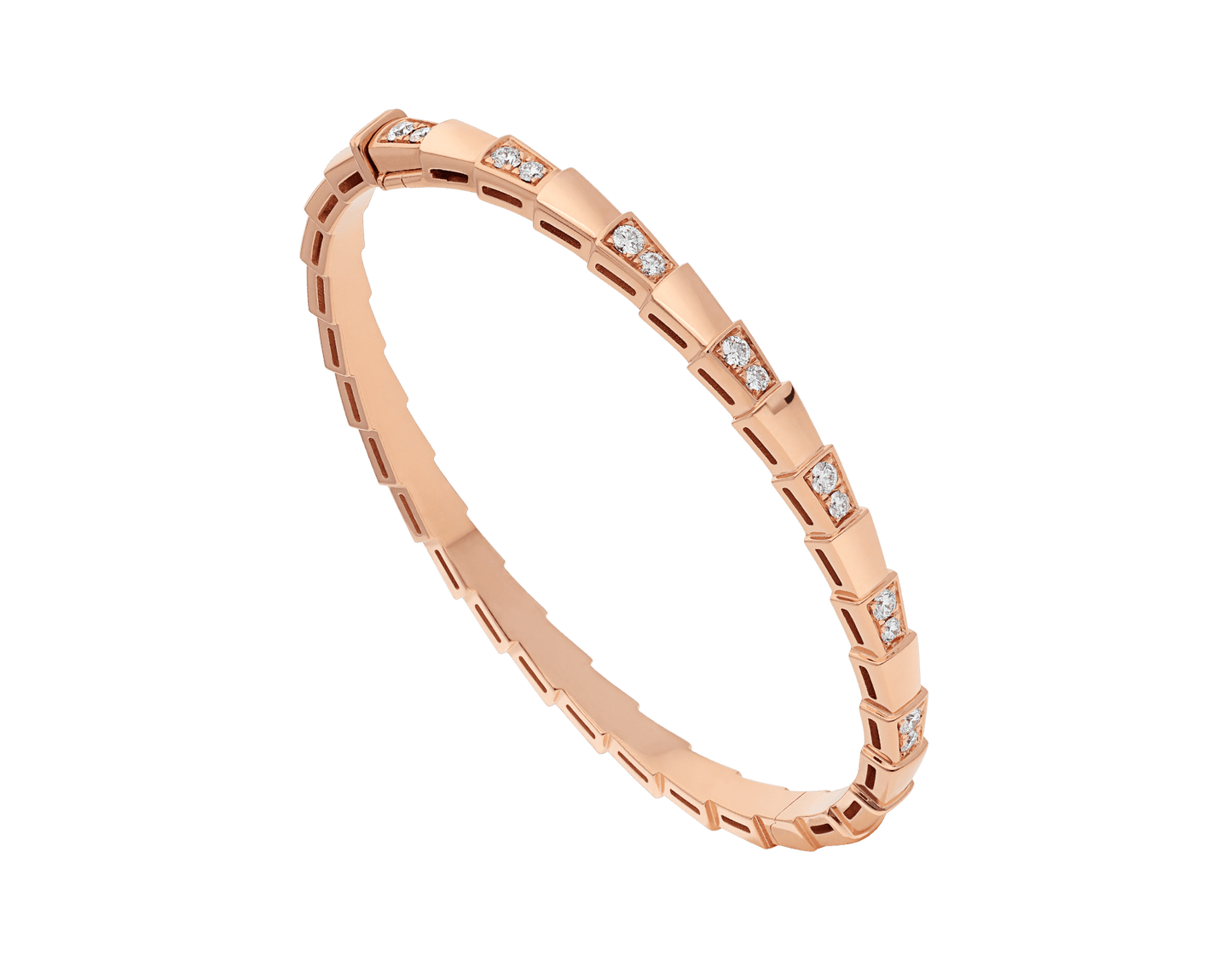 [LUXORA]SERPENTI SMALL BRACELET PINK GOLD DIAMOND