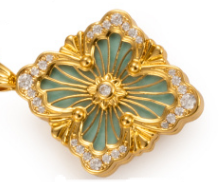 [LUXORA] B.C.L BIG SIZE  ENAMEL NECKLACE（Various colors）