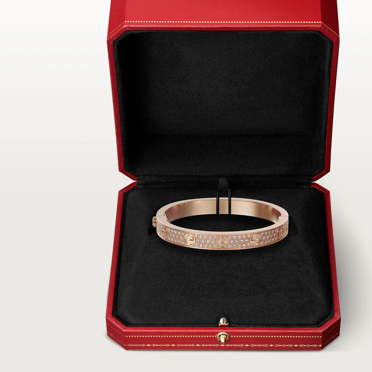 [LUXORA]LOVE BRACELET 6.1MM DIAMOND-PAVED