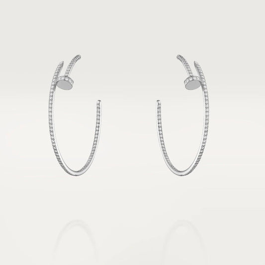 [LUXORA]JUSTE OHRRINGE VOLLSTÄNDIG MIT DIAMANTEN 1,8 MM