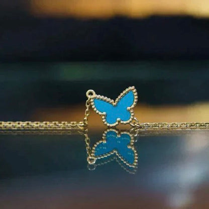 [LUXORA]BUTTERFLY TURQUOISE BUTTERFLY BRACELET