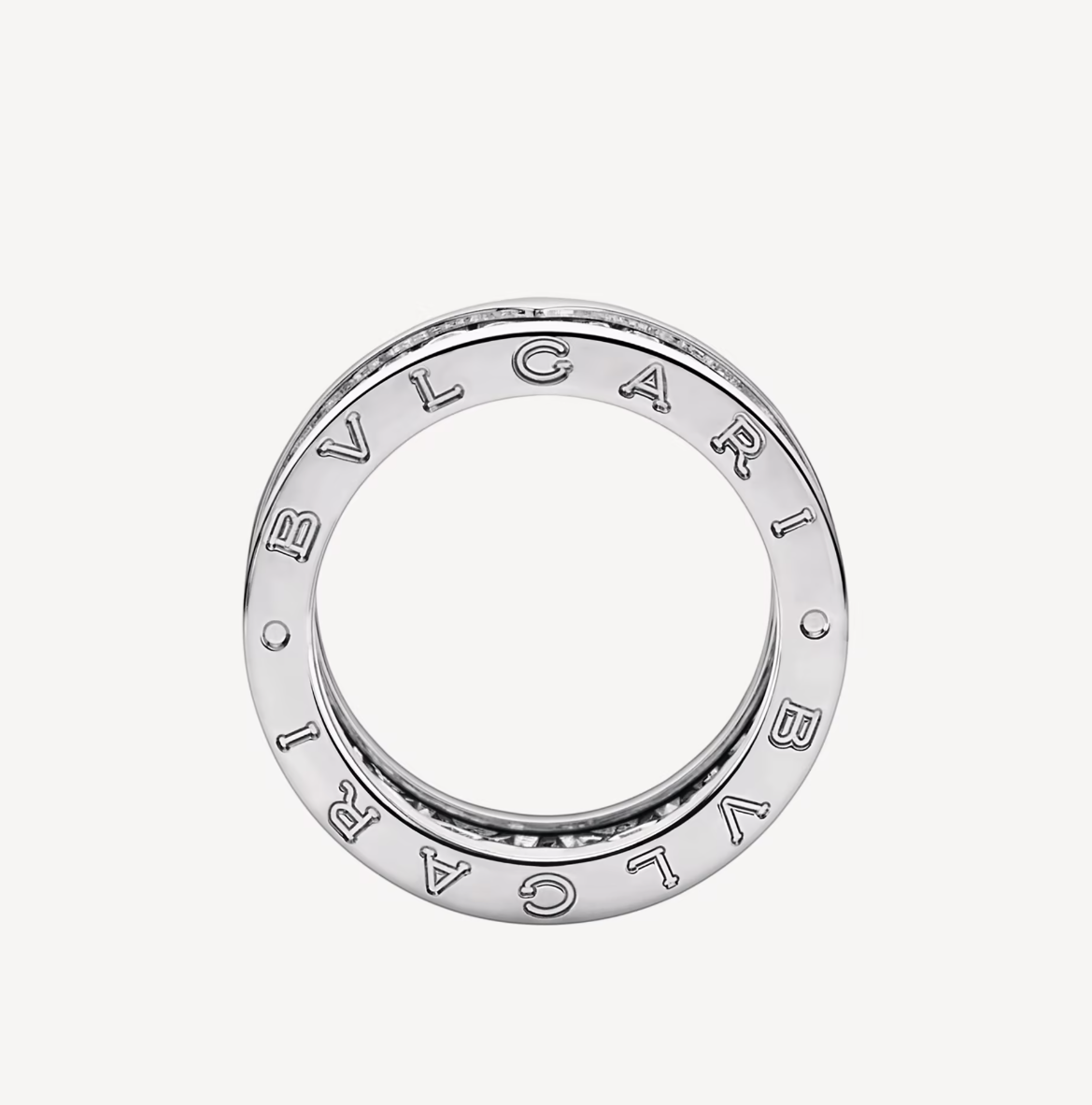 [LUXORA]ZERO 1 WITH PAVED DIAMONDS ON THE SPIRAL RING