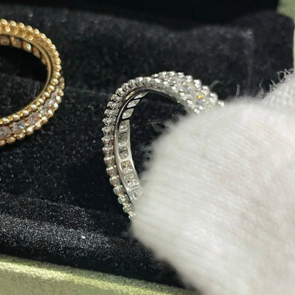 [LUXORA]PERLEE DIAMOND SILVER RING