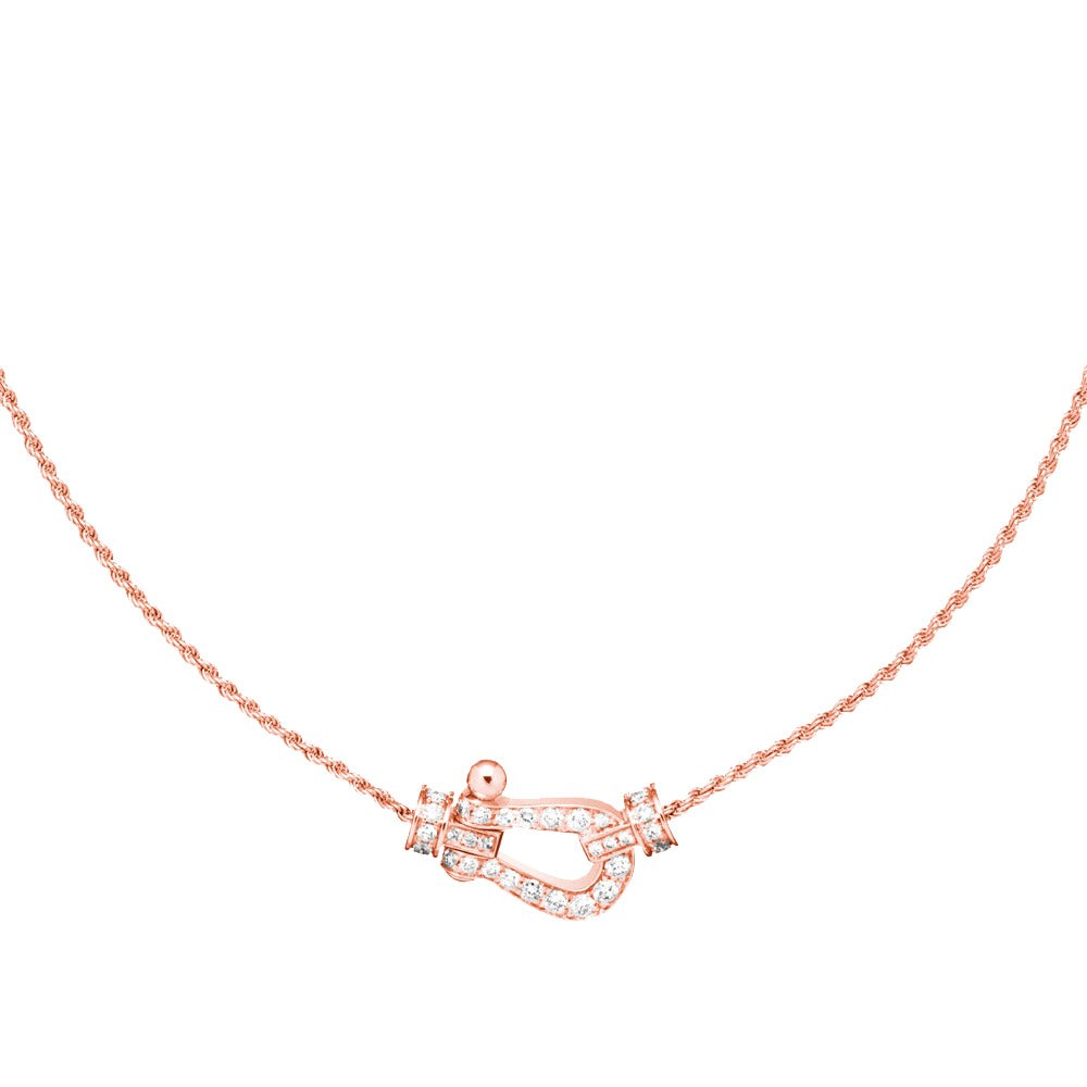 [LUXORA]FORCE 10 PINK GOLD DIAMOND NECKLACE
