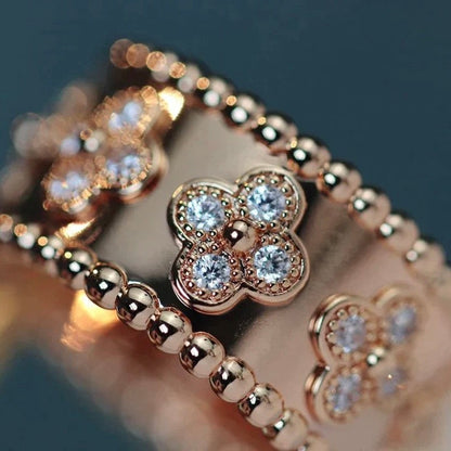 [LUXORA]CLOVER KALEIDOSCOPE RING 10MM