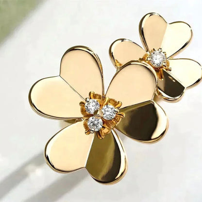 [LUXORA]CLOVER COMOS GOLD DIAMOND RING