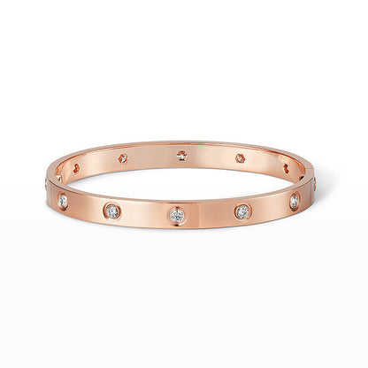 [LUXORA]LOVE BRACELET 6.1MM 10 DIAMONDS