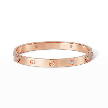 [LUXORA]LOVE BRACELET 6.1MM 4 DIAMONDS