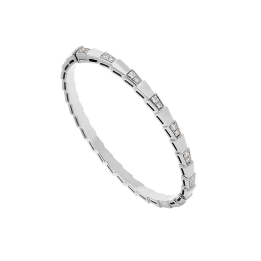 [LUXORA]SERPENTI BRACELET SILVER DIAMOND