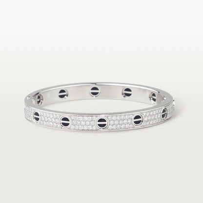 [LUXORA]LOVE BRACELET 6.1MM DIAMOND-PAVED CERAMIC