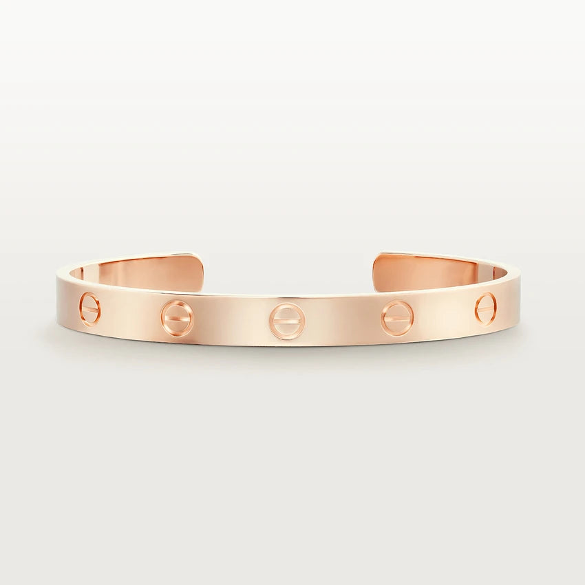 [⭐JeweliWhal]LOVE BRACELET 6.1MM OPEN CUFF
