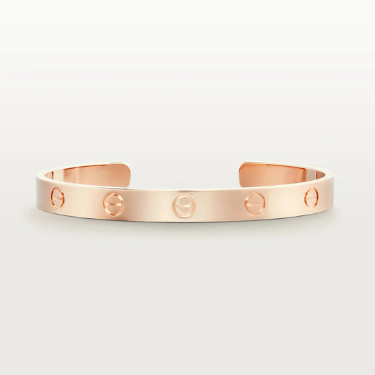 [⭐JeweliWhal]LOVE BRACELET 6.1MM OPEN CUFF