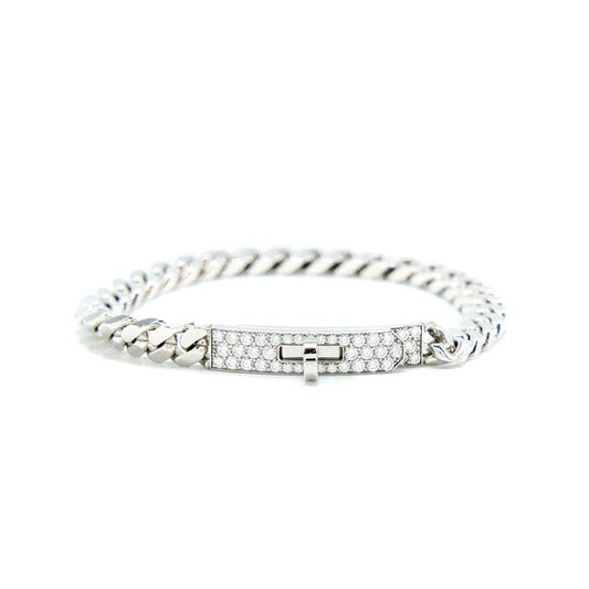 [LUXORA] KELLY KETTEN-SILBER-DIAMANT-ARMBAND