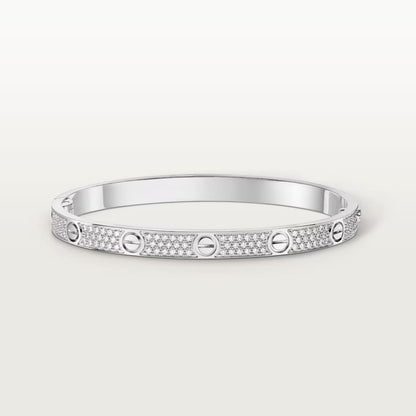 [⭐JeweliWhal]LOVE BRACELET 4.8MM DIAMOND-PAVED