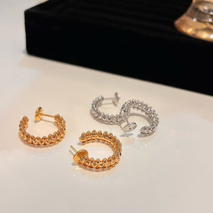 [LUXORA]CLASH SMALL HOOP EARRINGS