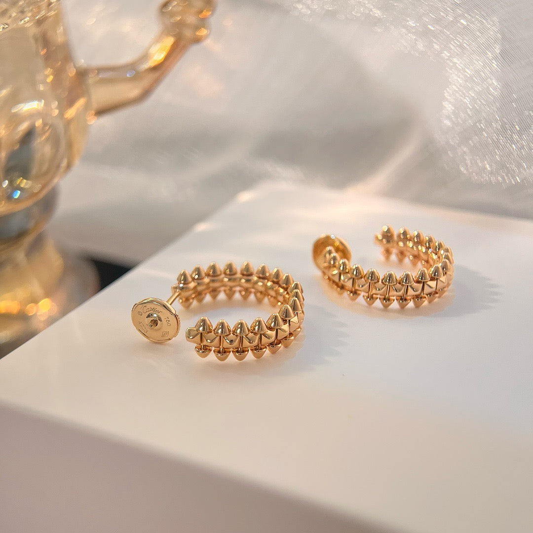 [LUXORA]CLASH SMALL HOOP EARRINGS