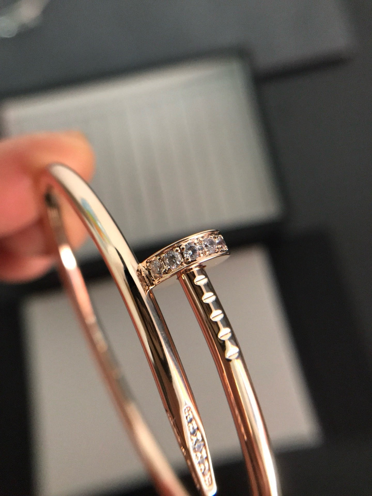 [⭐JeweliWhal]JUSTE BRACELET 3.5MM DIAMONDS