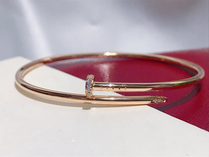 [⭐JeweliWhal]JUSTE BRACELET 2.5MM DIAMONDS