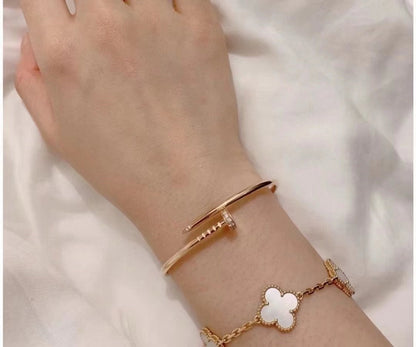[⭐JeweliWhal]JUSTE BRACELET 2.5MM DIAMONDS