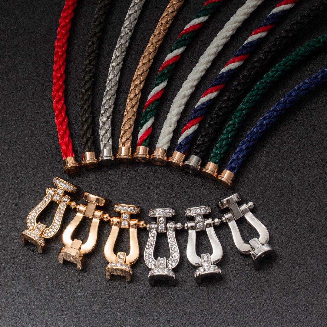 [LUXORA]FORCE LARGE HORSESHOE NO DIAMOND BRACELET SILVER