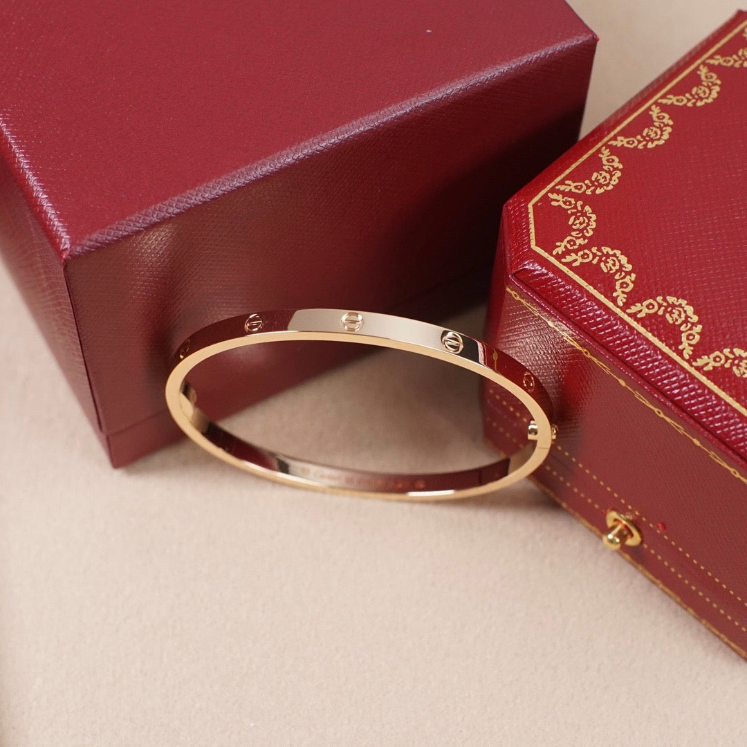 [⭐JeweliWhal]LOVE BRACELET 3.65MM NO DIAMONDS