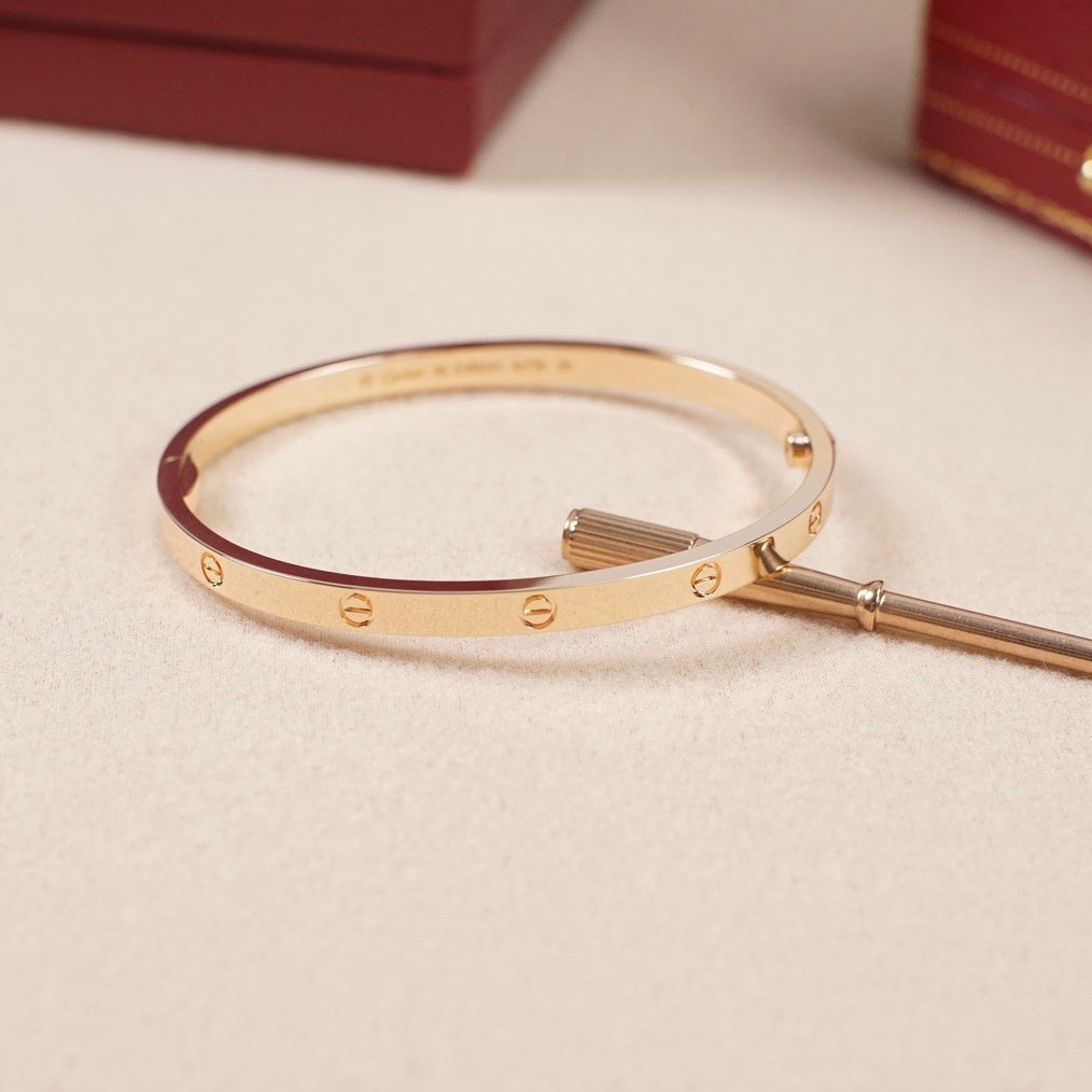 [⭐JeweliWhal]LOVE BRACELET 3.65MM NO DIAMONDS