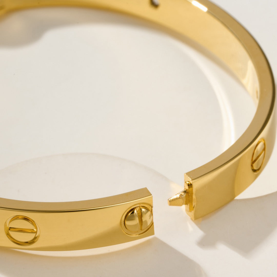 [⭐JeweliWhal]LOVE BRACELET 6.1MM 4 DIAMONDS