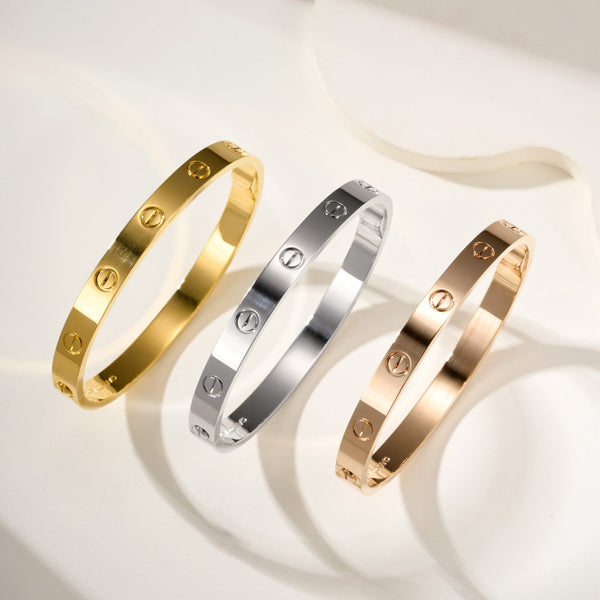 [⭐JeweliWhal]LOVE BRACELET 6.1MM NO DIAMONDS