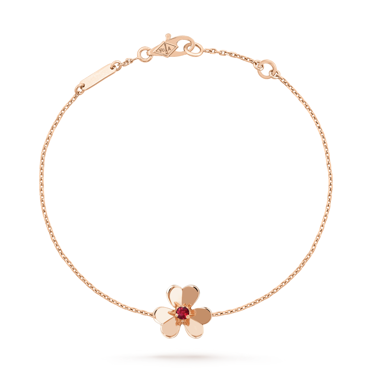 [LUXORA]FRIVOLE GOLD FLOWER PINK MALACHITE BRACELET