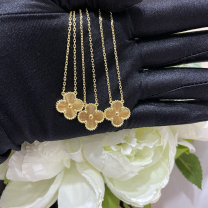 [LUXORA]CLOVER 15MM LASER NECKLACE