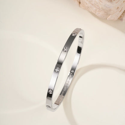[⭐JeweliWhal]LOVE BRACELET 3.65MM 10 DIAMONDS
