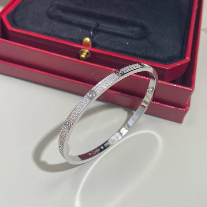 [⭐JeweliWhal]LOVE BRACELET 3.65MM DIAMOND-PAVED