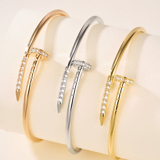 [⭐JeweliWhal]JUSTE BRACELET 2.5MM DIAMONDS