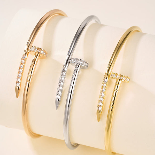 [⭐JeweliWhal]JUSTE BRACELET 2.5MM DIAMONDS