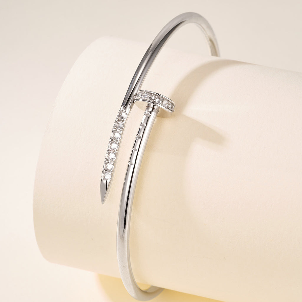 [⭐JeweliWhal]JUSTE BRACELET 2.5MM DIAMONDS