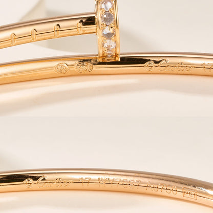 [⭐JeweliWhal]JUSTE BRACELET 2.5MM DIAMONDS
