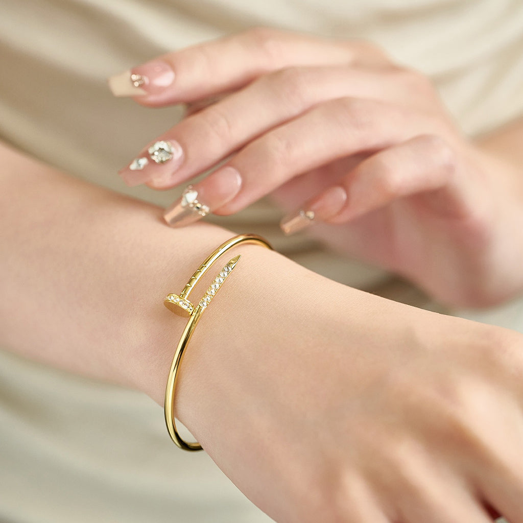 [⭐JeweliWhal]JUSTE BRACELET 2.5MM DIAMONDS