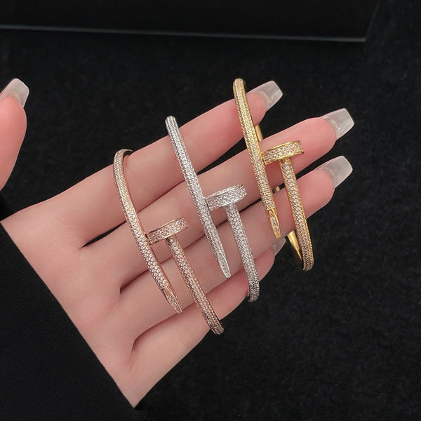 [⭐JeweliWhal]JUSTE BRACELET 3.5MM ALL DIAMONDS