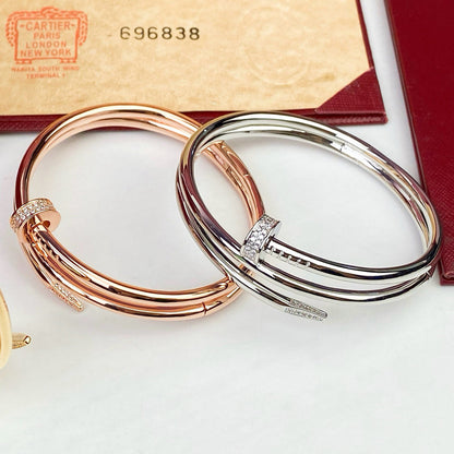 [⭐JeweliWhal]JUSTE BRACELET 3.5MM DOUBLE ROW DIAMOND