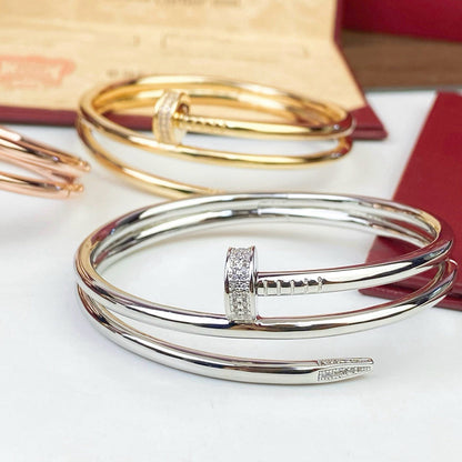 [⭐JeweliWhal]JUSTE BRACELET 3.5MM DOUBLE ROW DIAMOND