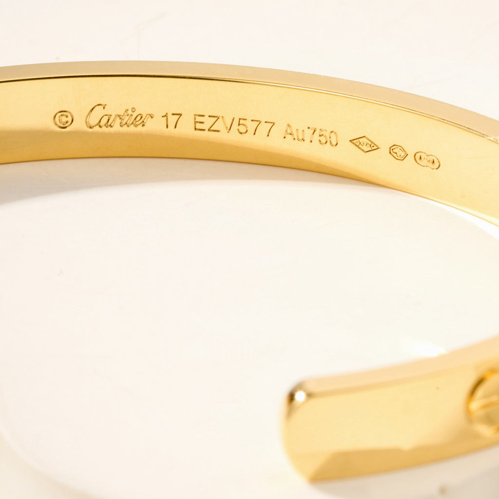 [⭐JeweliWhal]LOVE BRACELET 6.1MM OPEN CUFF